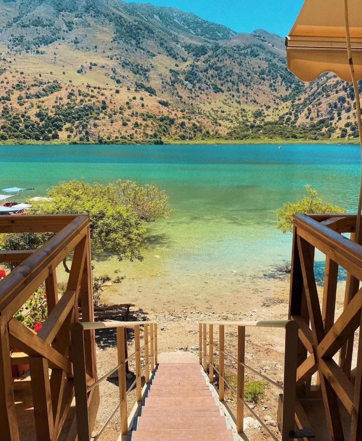Korissia With Lake View Κουρνάς Εξωτερικό φωτογραφία